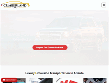 Tablet Screenshot of cumberlandlimo.com
